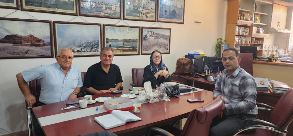 ملاقات و‌ جلسه با آقایان گهستونی، ‌سرکیسیان، هونانیان و بانواسکندری