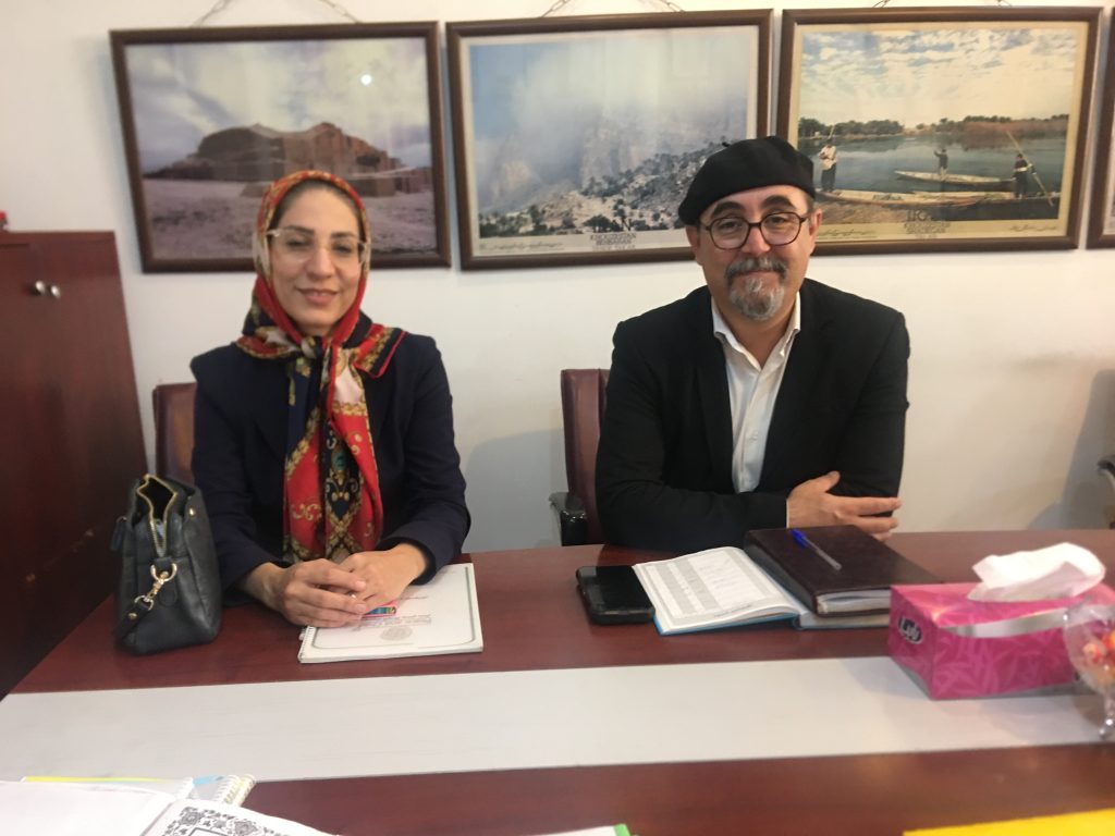 ملاقات بانو امینی موسسه کودک وصلح پایدار